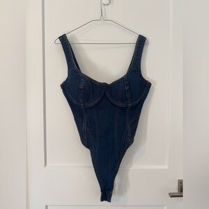 Adidas X Ivy Park Dark Denim Bodysuit